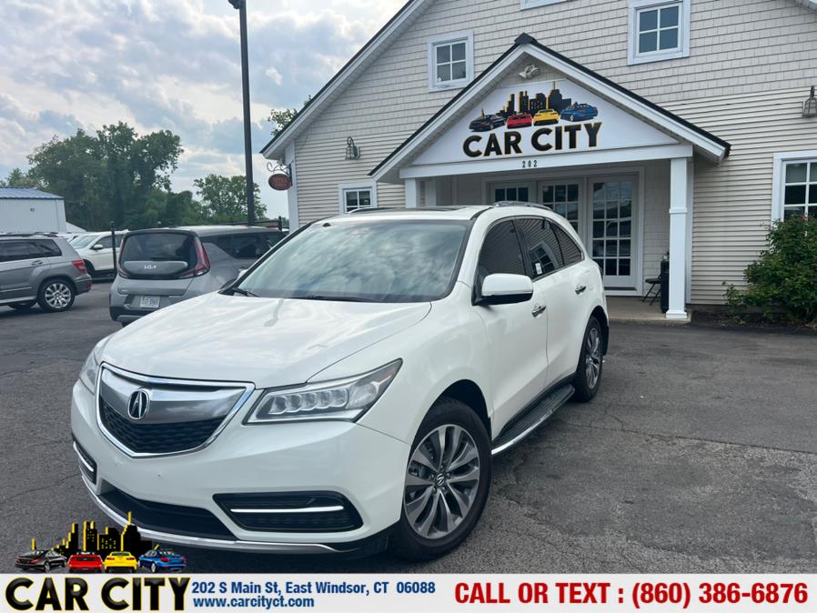 2014 Acura MDX SH-AWD 4dr Tech Pkg, available for sale in East Windsor, Connecticut | Car City LLC. East Windsor, Connecticut