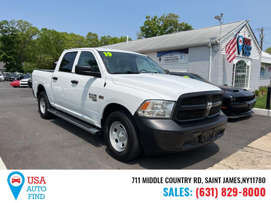 2019 Ram 1500 Classic Tradesman 4x4 Crew Cab 5''7" Box, available for sale in Saint James, New York | USA Auto Find. Saint James, New York