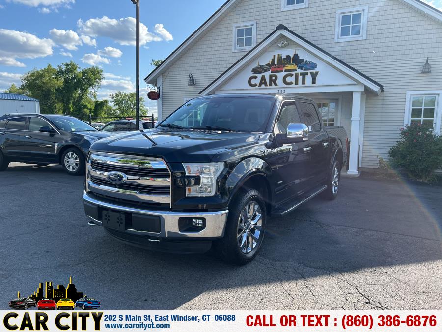 2016 Ford F-150 4WD SuperCrew 145" Lariat, available for sale in East Windsor, Connecticut | Car City LLC. East Windsor, Connecticut