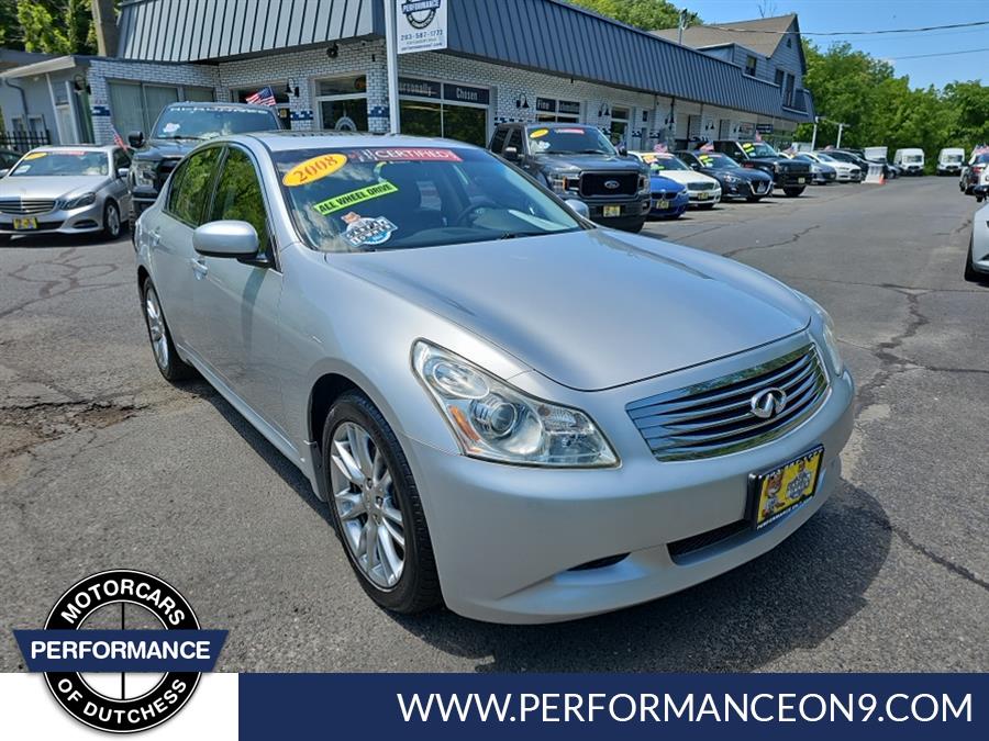 2008 Infiniti G35 S 4dr x AWD, available for sale in Wappingers Falls, New York | Performance Motor Cars. Wappingers Falls, New York
