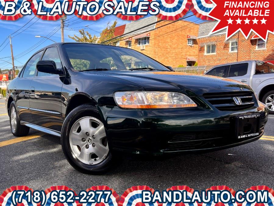 2001 Honda Accord Sedan EX Auto V6, available for sale in Bronx, New York | B & L Auto Sales LLC. Bronx, New York