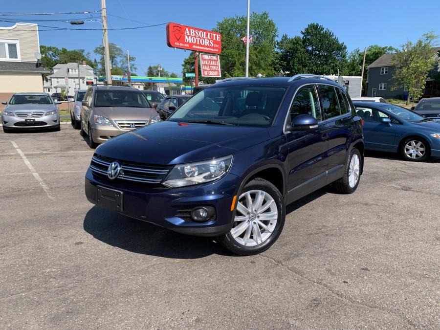 2013 Volkswagen Tiguan 4WD 4dr Auto S w/Sunroof, available for sale in Springfield, Massachusetts | Absolute Motors Inc. Springfield, Massachusetts