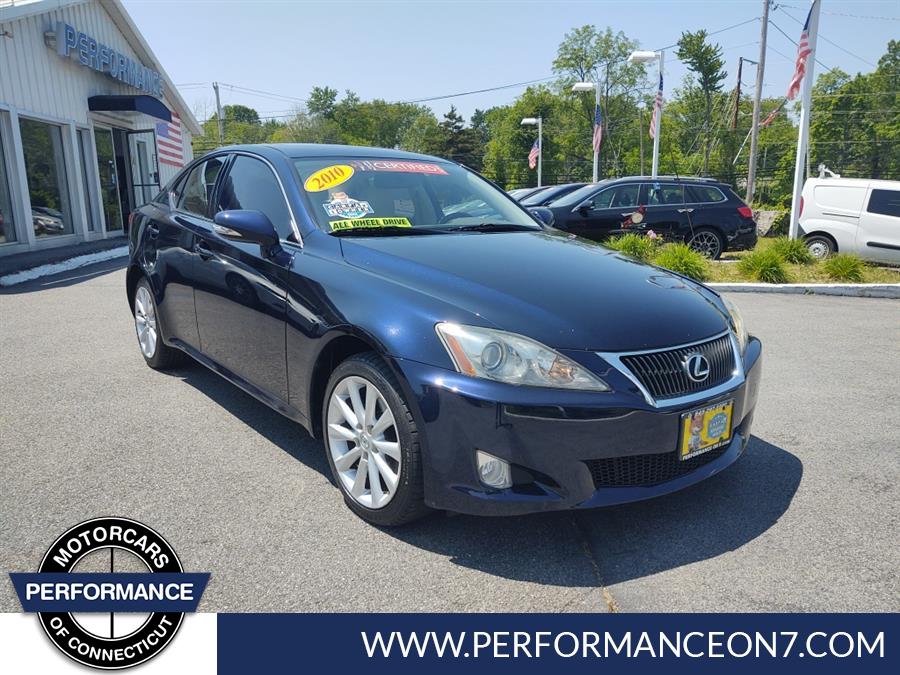 2010 Lexus IS 250 4dr Sport Sdn Auto AWD, available for sale in Wilton, Connecticut | Performance Motor Cars Of Connecticut LLC. Wilton, Connecticut