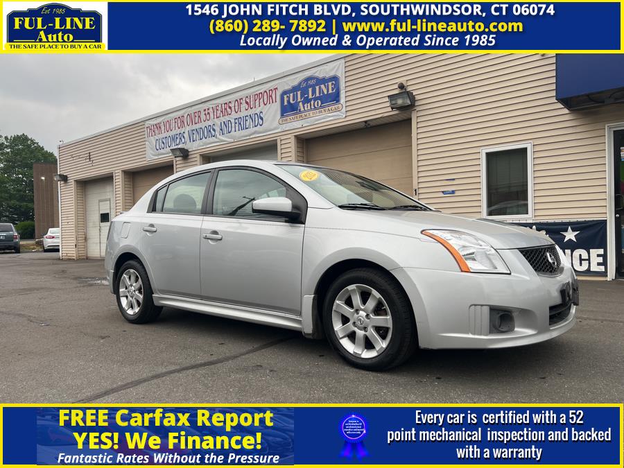 2012 Nissan Sentra 4dr Sdn I4 CVT 2.0 SR, available for sale in South Windsor , Connecticut | Ful-line Auto LLC. South Windsor , Connecticut