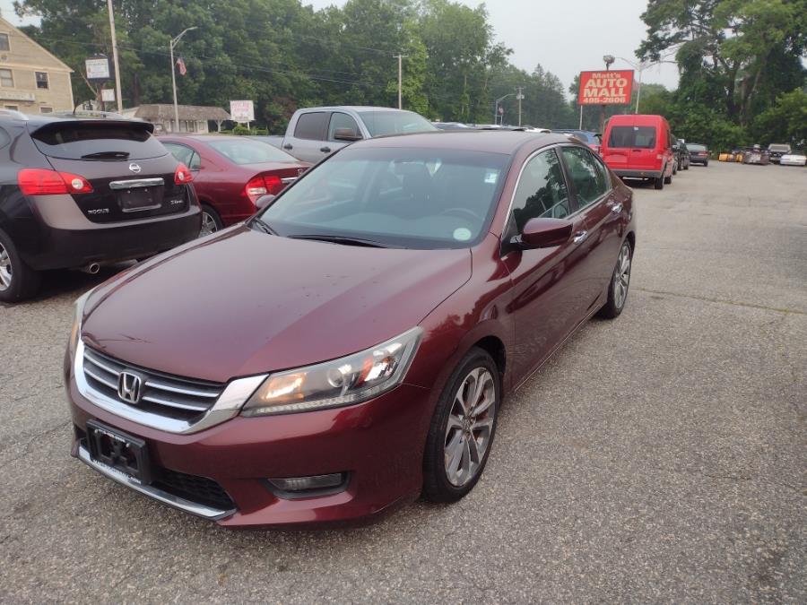 2014 Honda Accord Sedan 4dr I4 CVT Sport, available for sale in Chicopee, Massachusetts | Matts Auto Mall LLC. Chicopee, Massachusetts