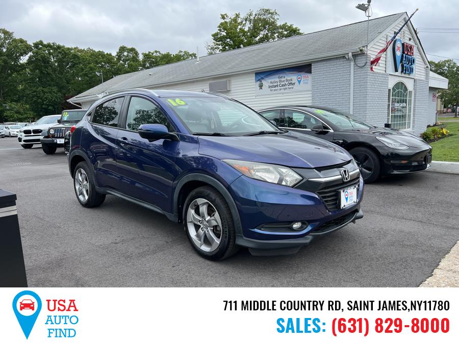 2016 Honda HR-V AWD 4dr CVT EX-L w/Navi, available for sale in Saint James, New York | USA Auto Find. Saint James, New York