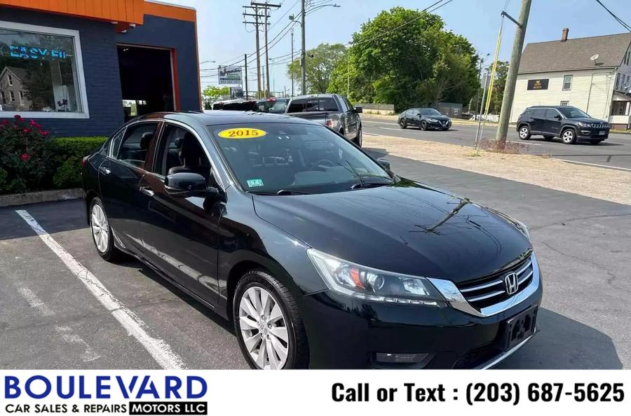 2015 Honda Accord EX-L Sedan 4D, available for sale in New Haven, Connecticut | Boulevard Motors LLC. New Haven, Connecticut