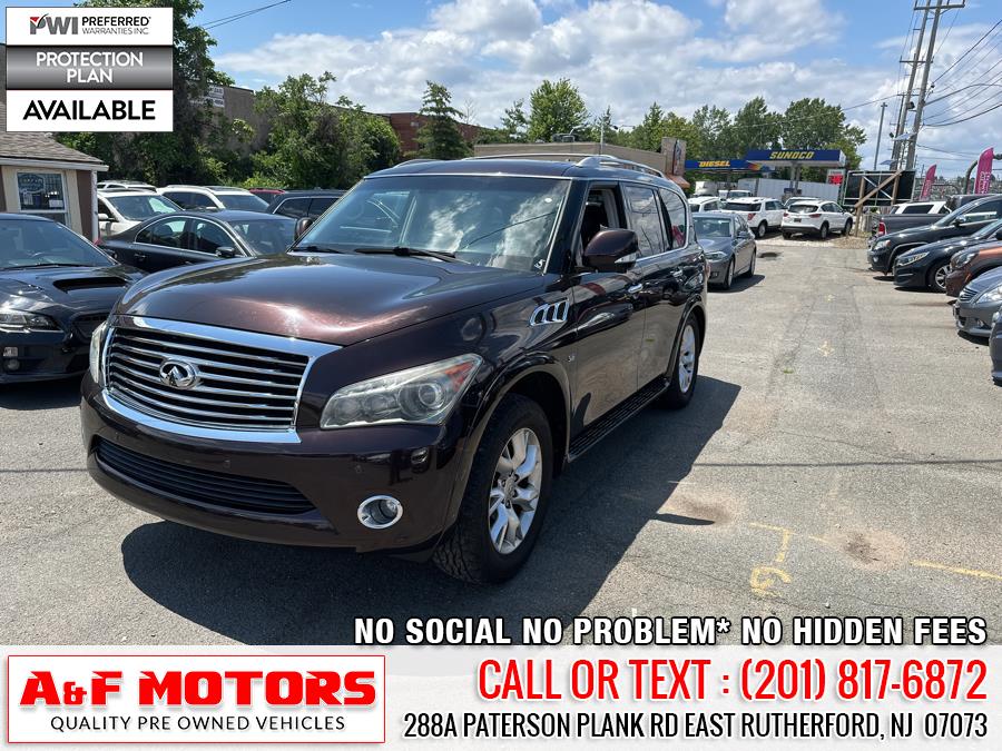 2014 INFINITI QX80 4WD 4dr, available for sale in East Rutherford, New Jersey | A&F Motors LLC. East Rutherford, New Jersey
