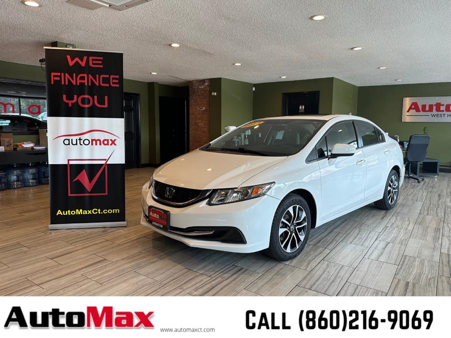 2015 Honda Civic Sedan 4dr CVT EX, available for sale in West Hartford, Connecticut | AutoMax. West Hartford, Connecticut