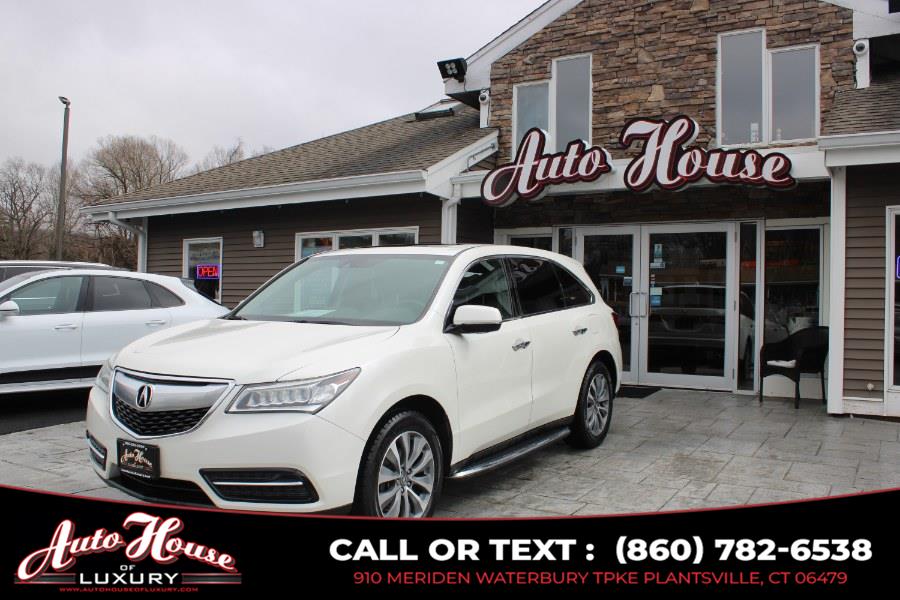 2015 Acura MDX SH-AWD 4dr Tech Pkg, available for sale in Plantsville, Connecticut | Auto House of Luxury. Plantsville, Connecticut
