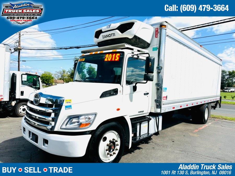 Used Hino Hino 338 25 FT. REFRIGERATOR BOX 2015 | Aladdin Truck Sales. Burlington, New Jersey