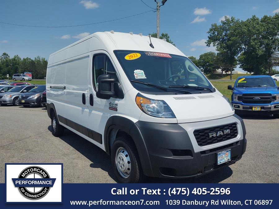 2022 Ram ProMaster Cargo Van 2500 High Roof 159" WB, available for sale in Wilton, Connecticut | Performance Motor Cars Of Connecticut LLC. Wilton, Connecticut