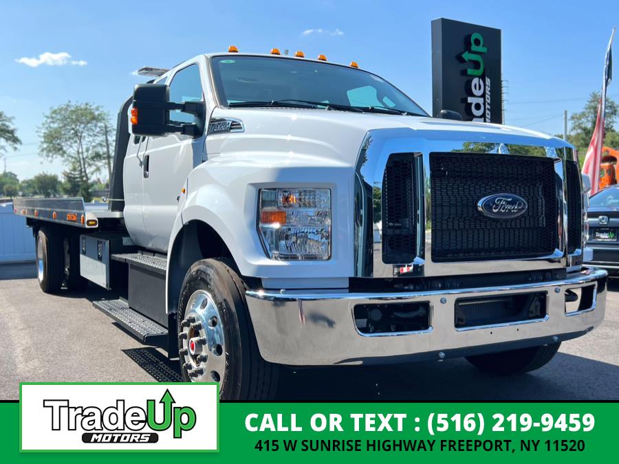 2024 Ford F-750 Straight Frame Jerr-dan XLP 22' Aluminum Rollback Carrier, available for sale in Freeport, New York | Trade Up Motors. Freeport, New York
