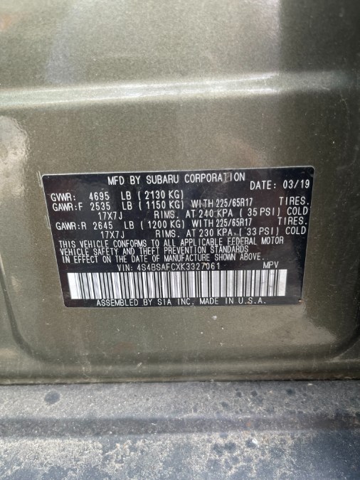 2019 Subaru Outback Premium - Photo 29