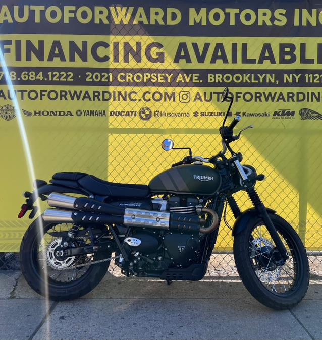 Used 2022 TRIUMPH STREET SCRAMBLER in Brooklyn, New York | Autoforward Motors Inc.. Brooklyn, New York
