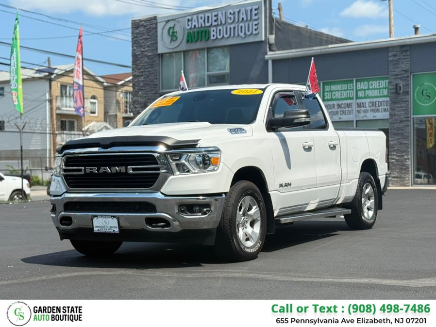 2021 Ram 1500 Big Horn 4x4 Quad Cab 6''4" Box, available for sale in Elizabeth, New Jersey | Garden State Auto Boutique. Elizabeth, New Jersey