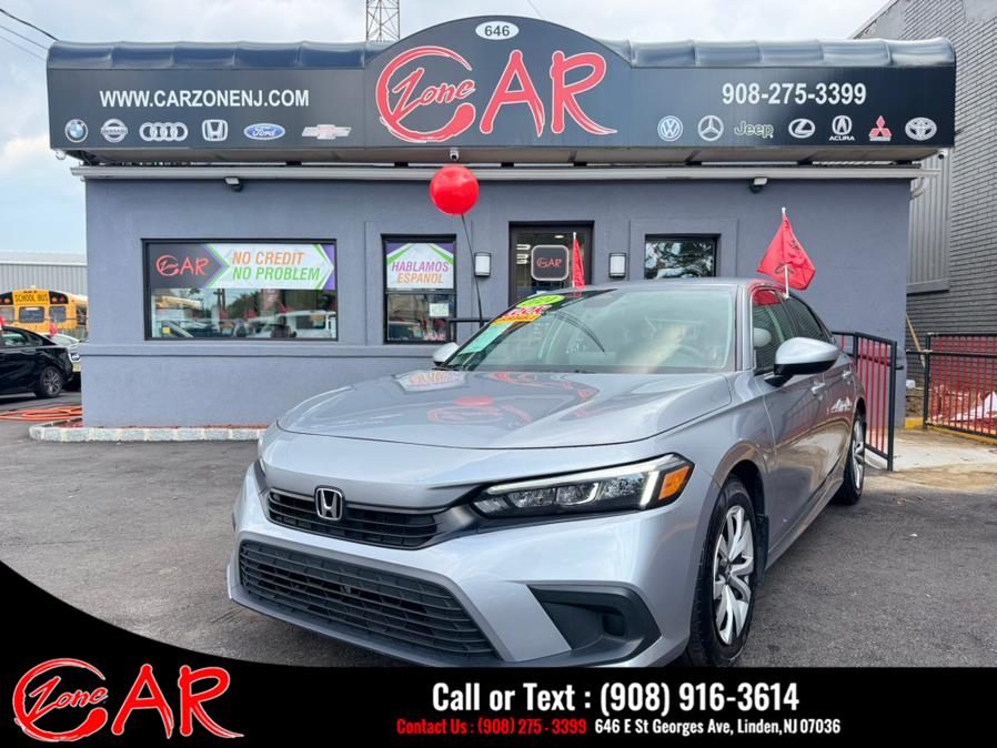 2024 Honda Civic Sedan LX CVT, available for sale in Linden, New Jersey | Car Zone. Linden, New Jersey