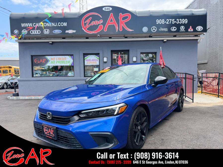 2022 Honda Civic Sedan Sport CVT, available for sale in Linden, New Jersey | Car Zone. Linden, New Jersey