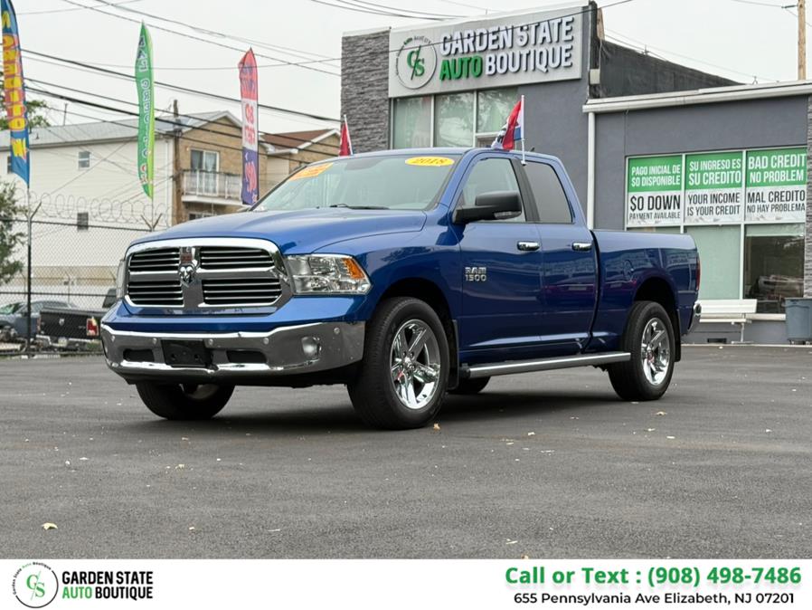 2018 Ram 1500 Big Horn 4x4 Quad Cab 6''4" Box, available for sale in Elizabeth, New Jersey | Garden State Auto Boutique. Elizabeth, New Jersey