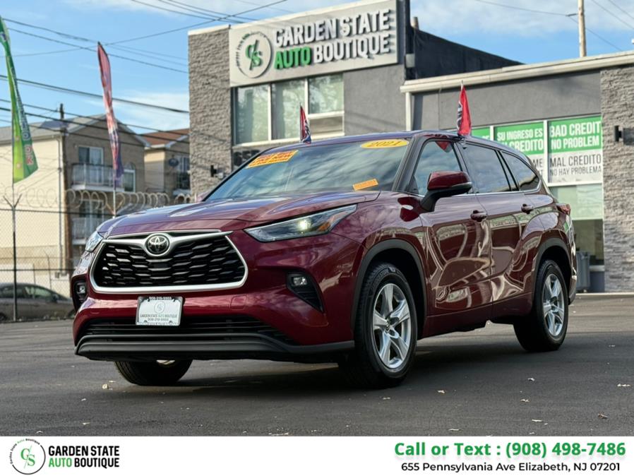 2021 Toyota Highlander LE FWD (Natl), available for sale in Elizabeth, New Jersey | Garden State Auto Boutique. Elizabeth, New Jersey