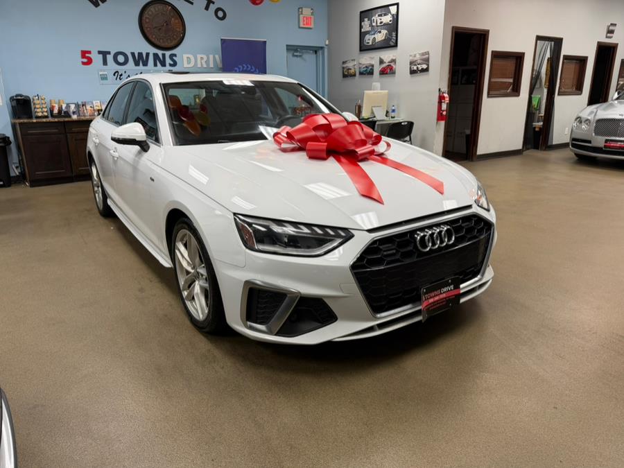 Glacier White Metallic 2021 Audi A4 quattro Premium Plus S Line 45 TFSI AWD Sedan All-Wheel Drive Automatic