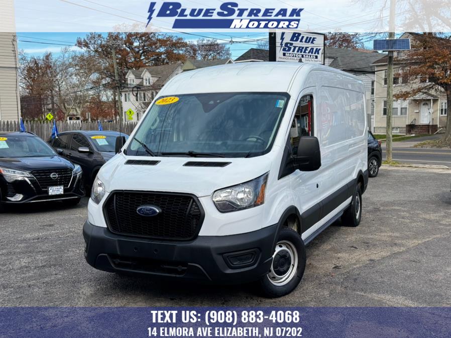 2023 Ford Transit Cargo Van T-250 148" Med Rf 9070 GVWR RWD, available for sale in Elizabeth, New Jersey | Blue Streak Motors. Elizabeth, New Jersey