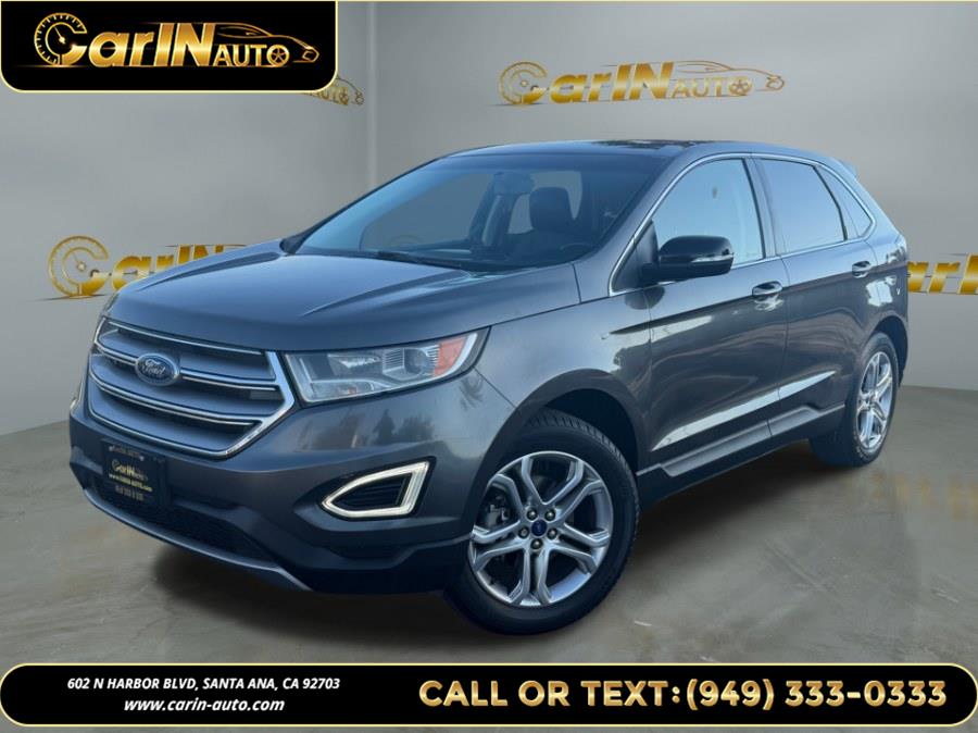 Gray (Magnetic Metallic) 2018 Ford Edge Titanium SUV / Crossover Front-Wheel Drive Automatic