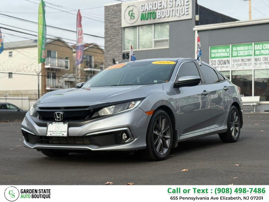 2021 Honda Civic Sedan EX CVT, available for sale in Elizabeth, New Jersey | Garden State Auto Boutique. Elizabeth, New Jersey