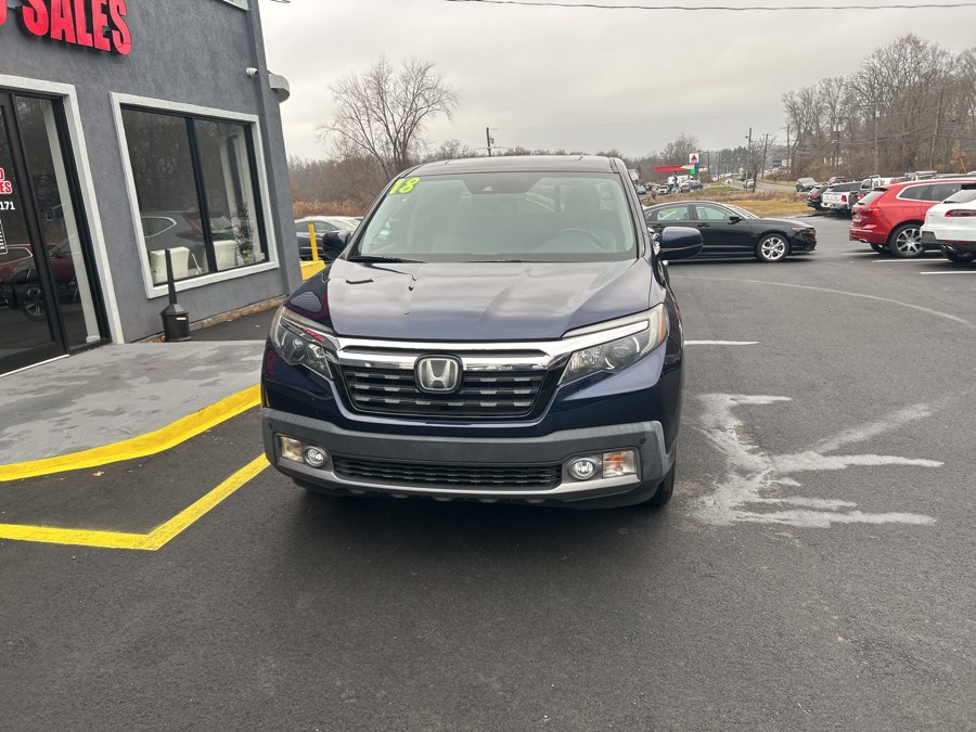 Black (Obsidian Blue Pearl) 2018 Honda Ridgeline RTL-E AWD Pickup Truck All-Wheel Drive Automatic