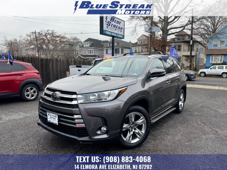2018 Toyota Highlander Limited V6 AWD (Natl), available for sale in Elizabeth, New Jersey | Blue Streak Motors. Elizabeth, New Jersey
