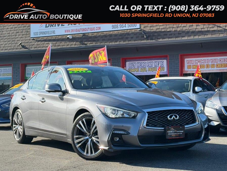 2022 INFINITI Q50 SENSORY AWD, available for sale in Union, New Jersey | Drive Auto Boutique. Union, New Jersey