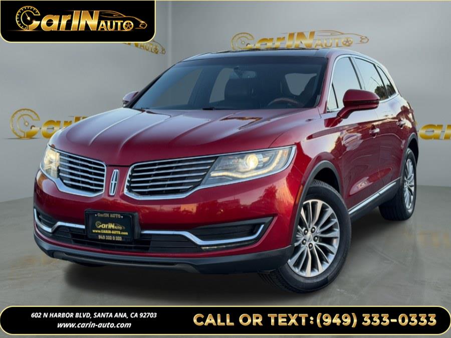 Ruby Red Metallic Tinted Clearcoat 2017 Lincoln MKX Select FWD SUV / Crossover Front-Wheel Drive Automatic