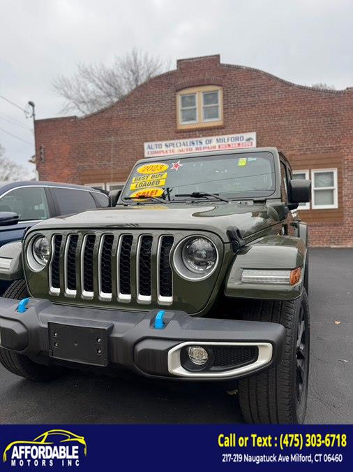 2023 Jeep Wrangler 4xe Sahara 4x4, available for sale in Milford, Connecticut | Affordable Motors 3 LLC. Milford, Connecticut