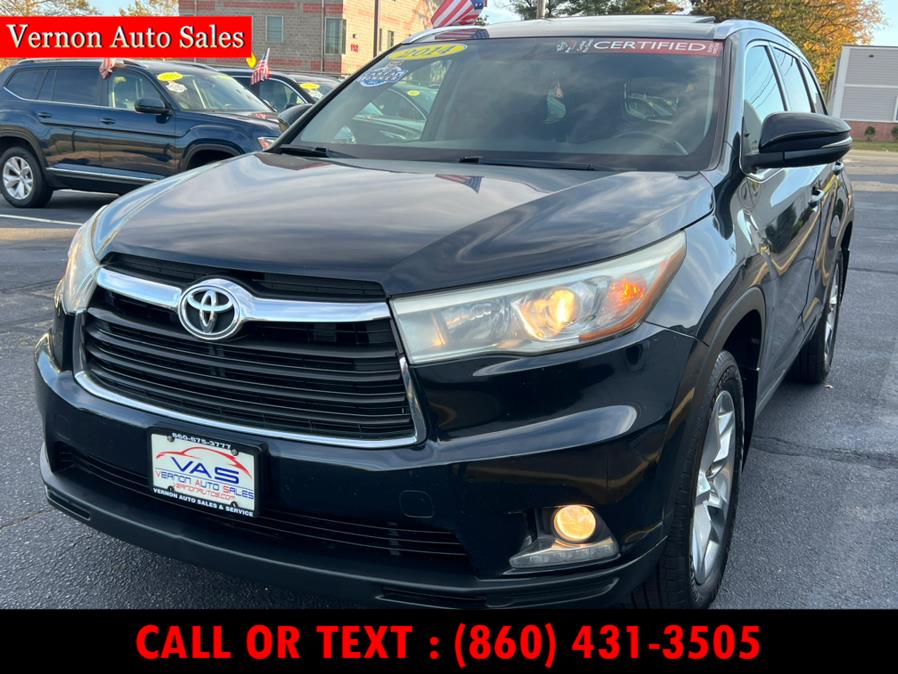 2014 Toyota Highlander AWD 4dr V6 Limited (Natl), available for sale in Manchester, Connecticut | Vernon Auto Sale & Service. Manchester, Connecticut
