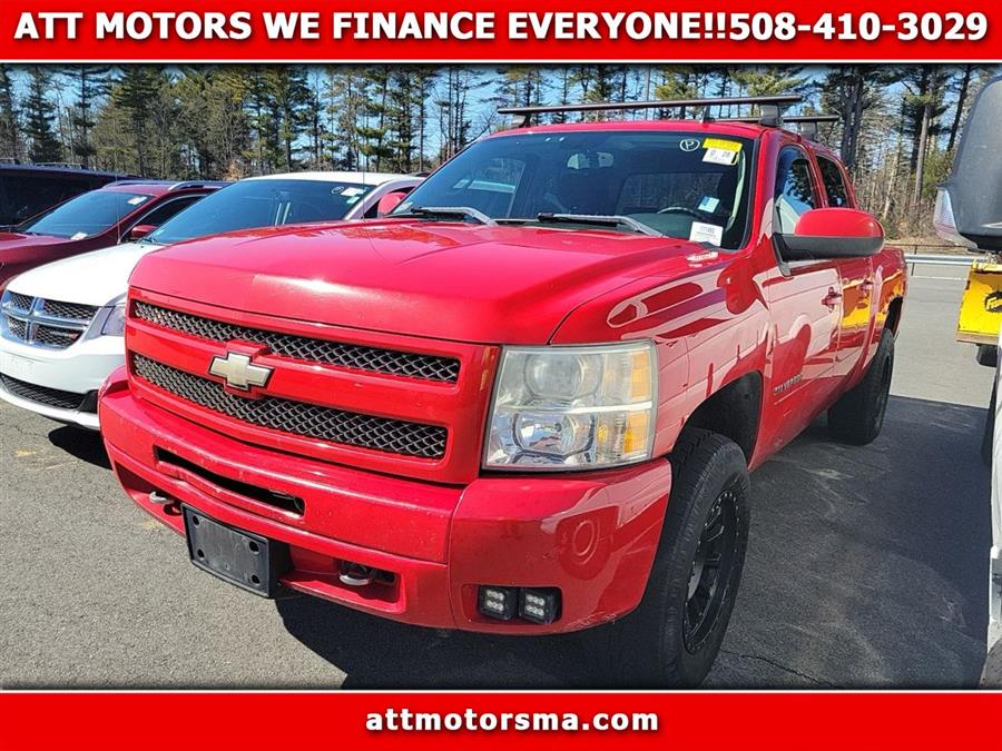 Red 2011 Chevrolet Silverado 1500 Pickup Truck Four-Wheel Drive Automatic