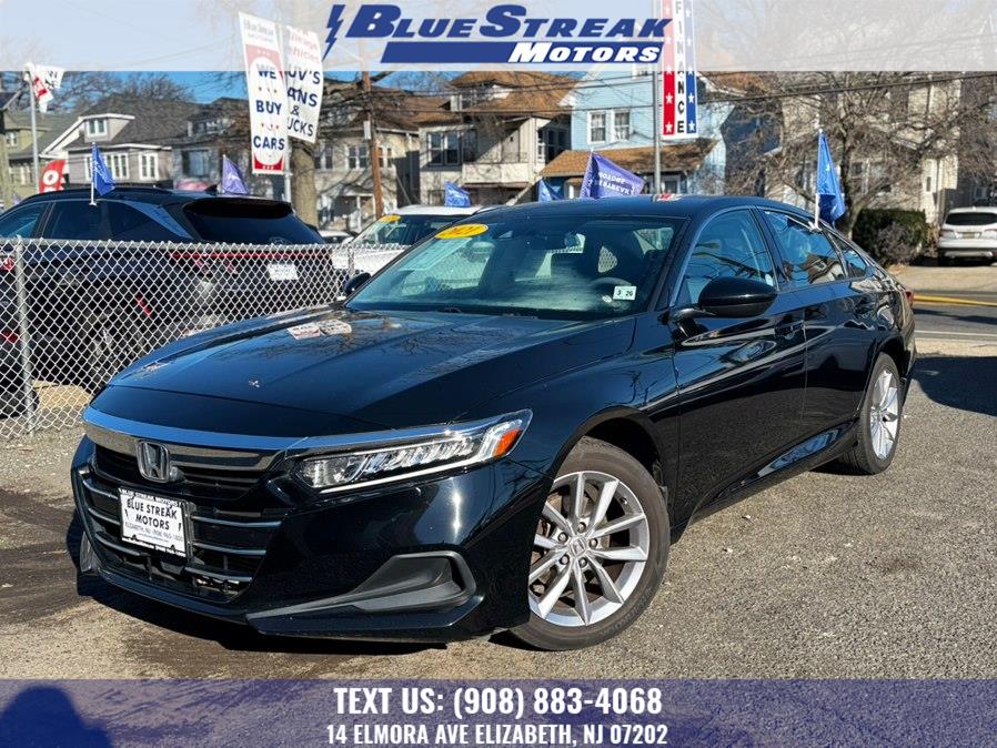 2021 Honda Accord Sedan LX 1.5T CVT, available for sale in Elizabeth, New Jersey | Blue Streak Motors. Elizabeth, New Jersey