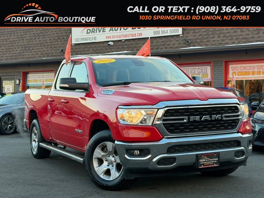 2022 Ram 1500 Big Horn 4x4 Quad Cab 6''4" Box, available for sale in Union, New Jersey | Drive Auto Boutique. Union, New Jersey