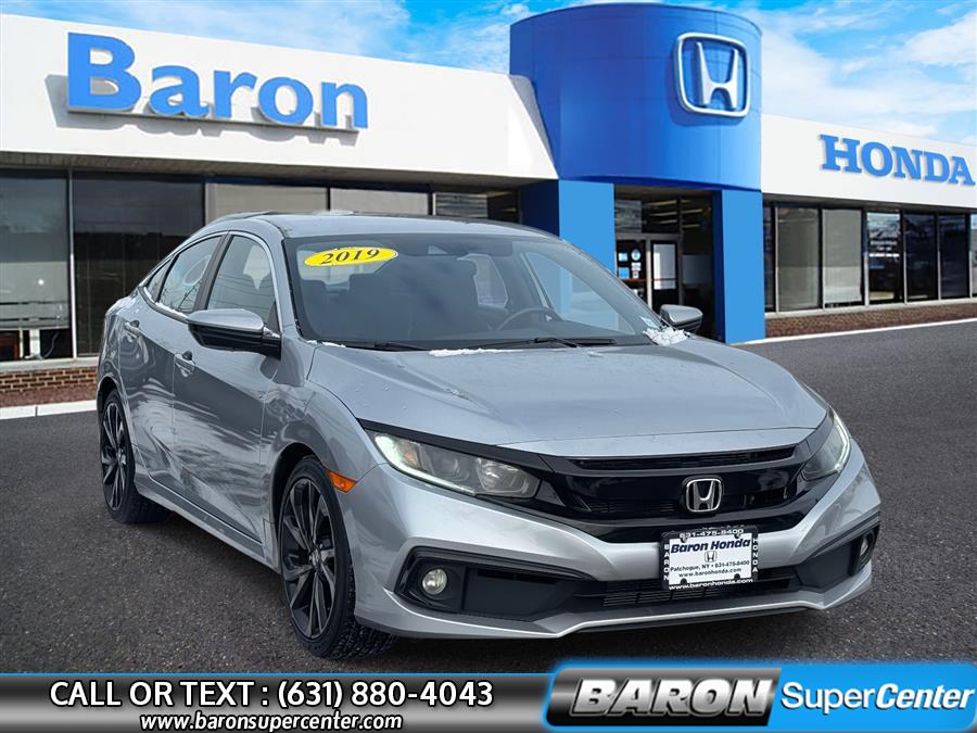 2019 Honda Civic Sedan Sport, available for sale in Patchogue, New York | Baron Supercenter. Patchogue, New York