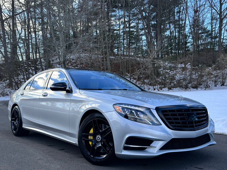 Silver 2014 Mercedes-Benz S-Class S 550 4MATIC Sedan All-Wheel Drive Automatic