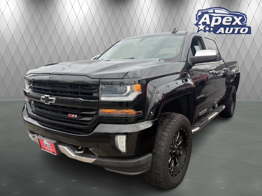 Black 2018 Chevrolet Silverado 1500 LT Crew Cab 4WD Pickup Truck Four-Wheel Drive Automatic