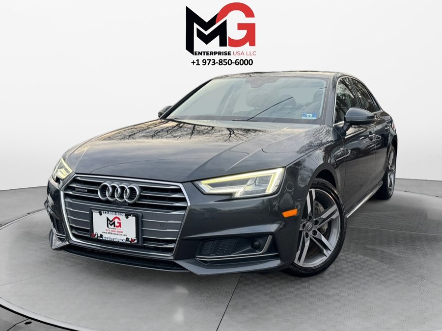 Gray 2018 Audi A4 2.0 TFSI quattro Prestige AWD Sedan All-Wheel Drive Automatic
