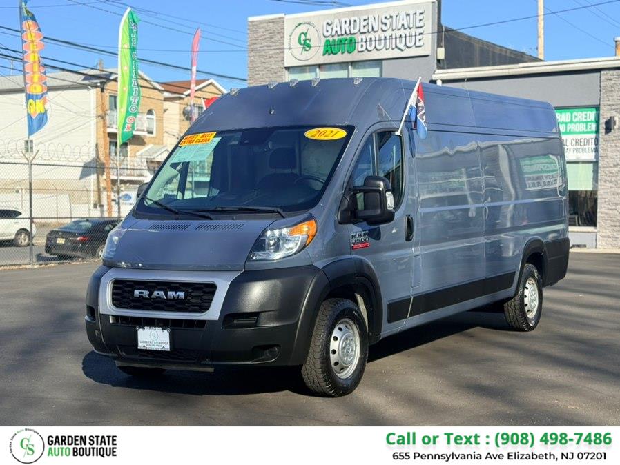2021 Ram ProMaster Cargo Van 3500 High Roof 159" WB EXT, available for sale in Elizabeth, New Jersey | Garden State Auto Boutique. Elizabeth, New Jersey