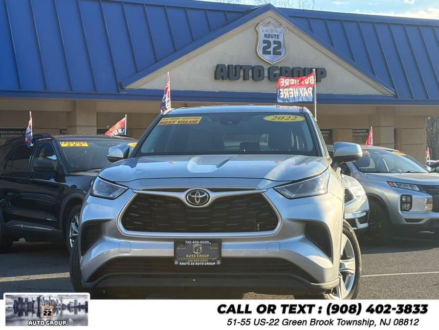 Used 2022 Toyota Highlander in Green Brook Township, New Jersey | Route 22 Auto Group. Green Brook Township, New Jersey