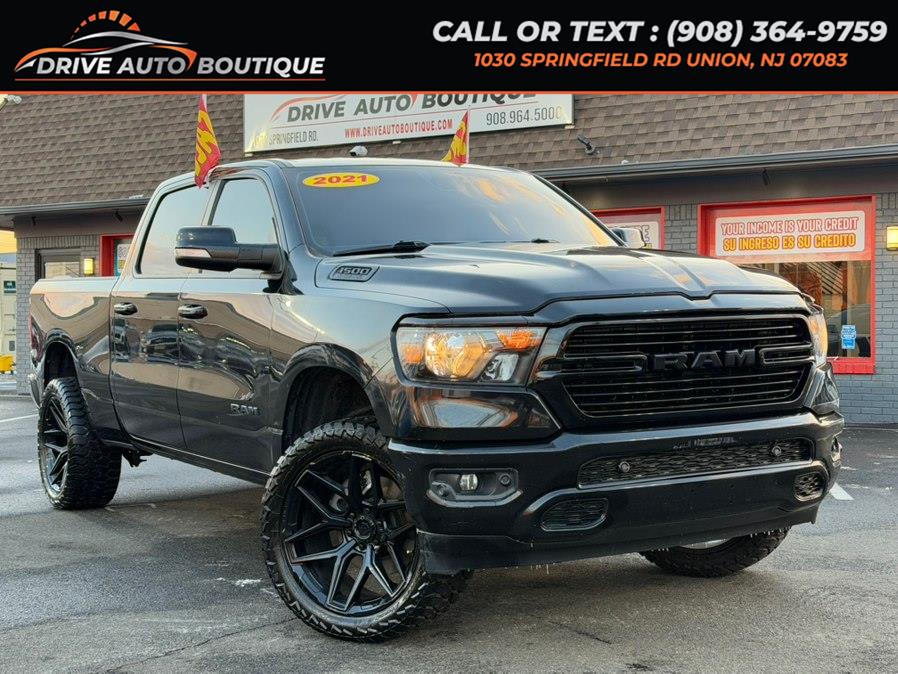 2021 Ram 1500 Big Horn 4x4 Crew Cab 6''4" Box, available for sale in Union, New Jersey | Drive Auto Boutique. Union, New Jersey