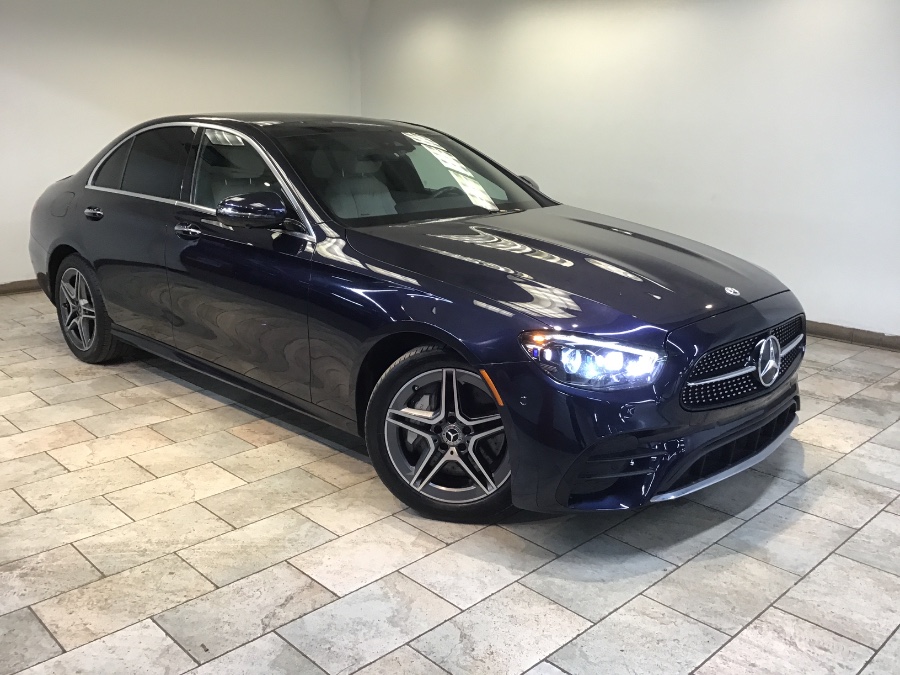 Nautical Blue Metallic 2022 Mercedes-Benz E-Class E 350 4MATIC Sedan All-Wheel Drive Automatic