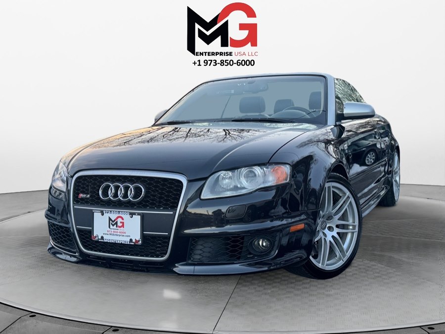 Phantom Black Pearl 2008 Audi RS 4 quattro Cabriolet AWD Convertible All-Wheel Drive Manual
