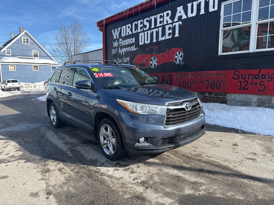 Nautical Blue Metallic 2015 Toyota Highlander Limited AWD SUV / Crossover All-Wheel Drive Automatic