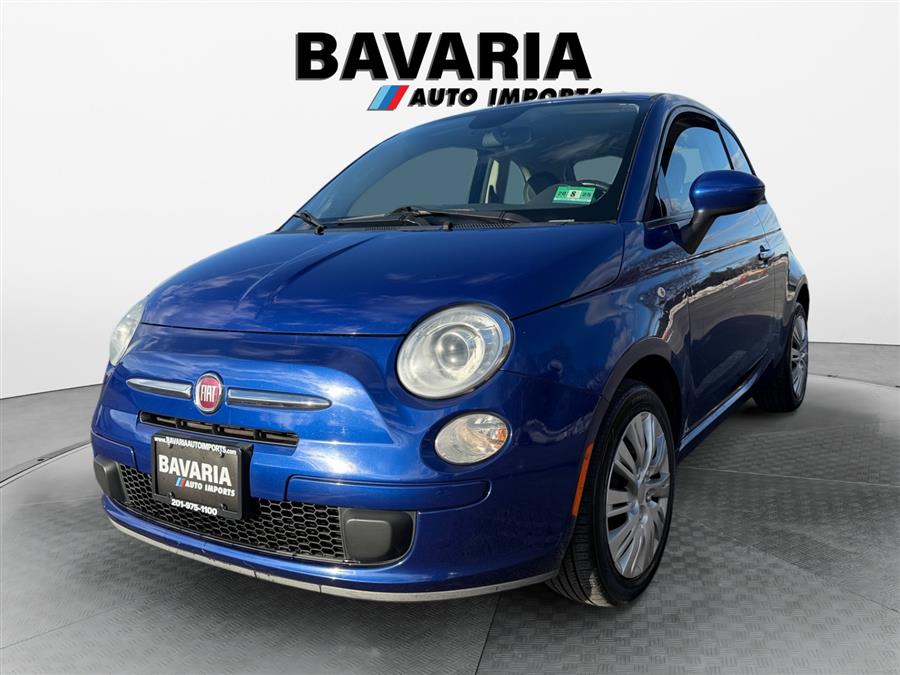 Azzurro (Blue) 2014 FIAT 500 Pop Hatchback Front-Wheel Drive Automatic