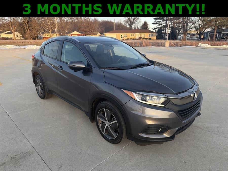 Gray (Modern Steel Metallic) 2022 Honda HR-V EX AWD SUV / Crossover All-Wheel Drive Automatic