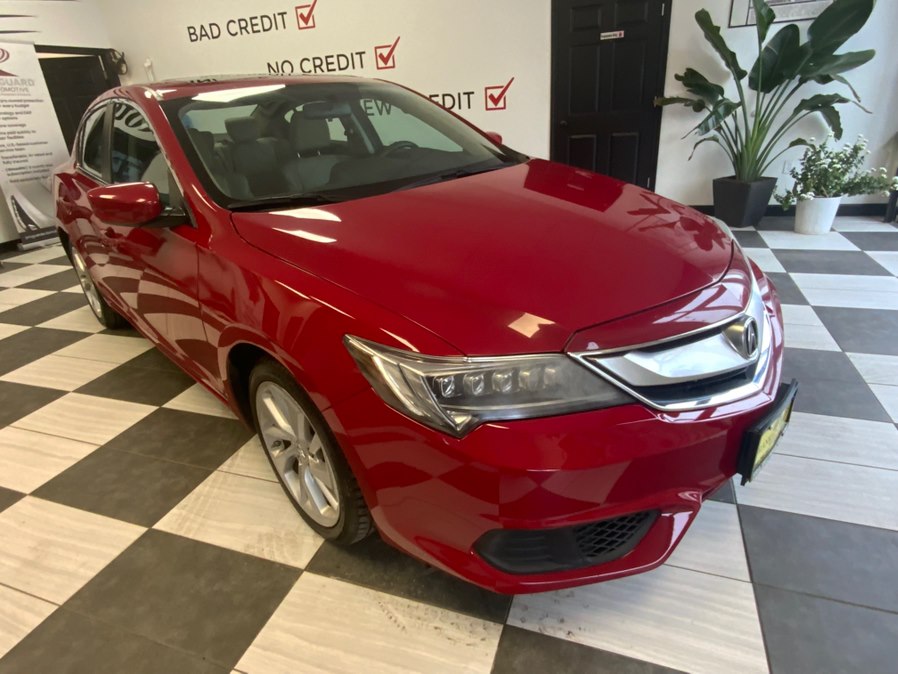 Red 2018 Acura ILX FWD Sedan Front-Wheel Drive Automatic